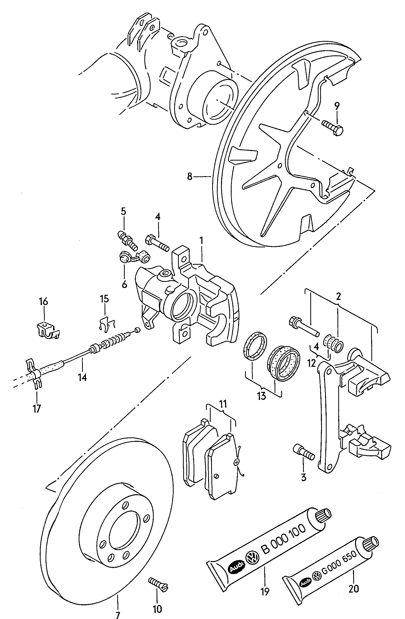 Seat 1H0 615 423 - Brake Caliper parts5.com