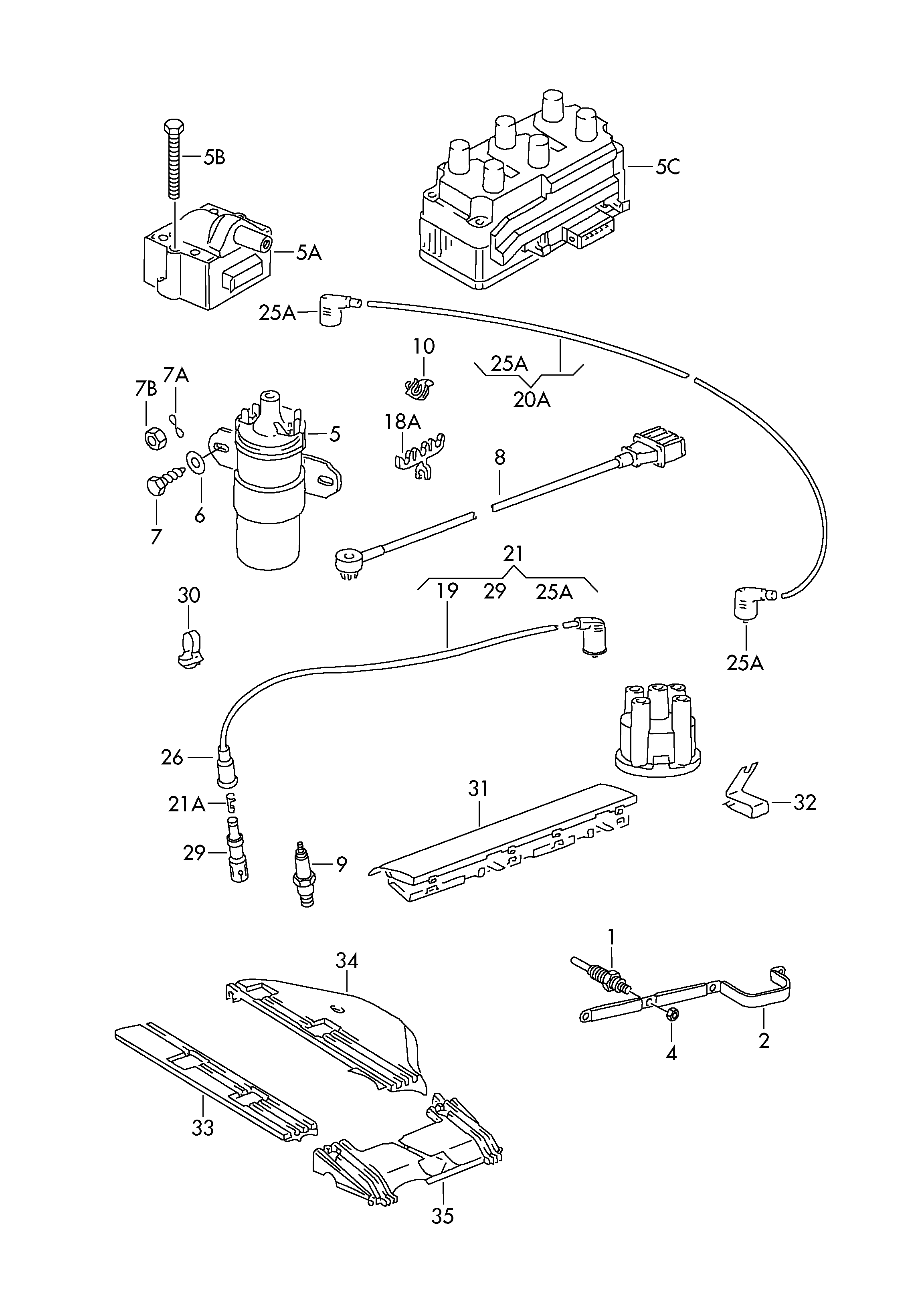 VAG 101 000 006 AF - Свеча зажигания parts5.com