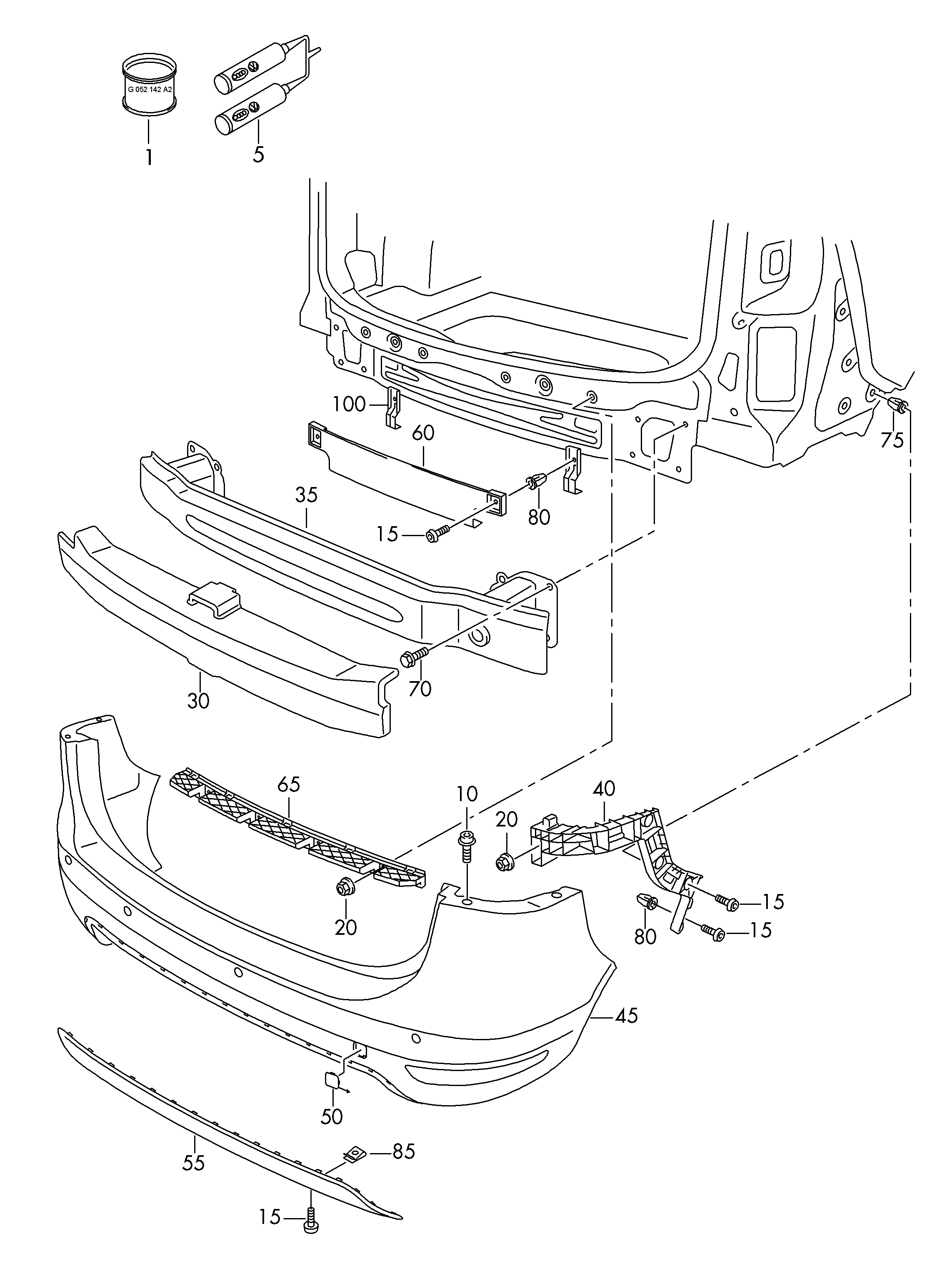 VW WHT000931 - Супорт радиатора, передняя планка parts5.com