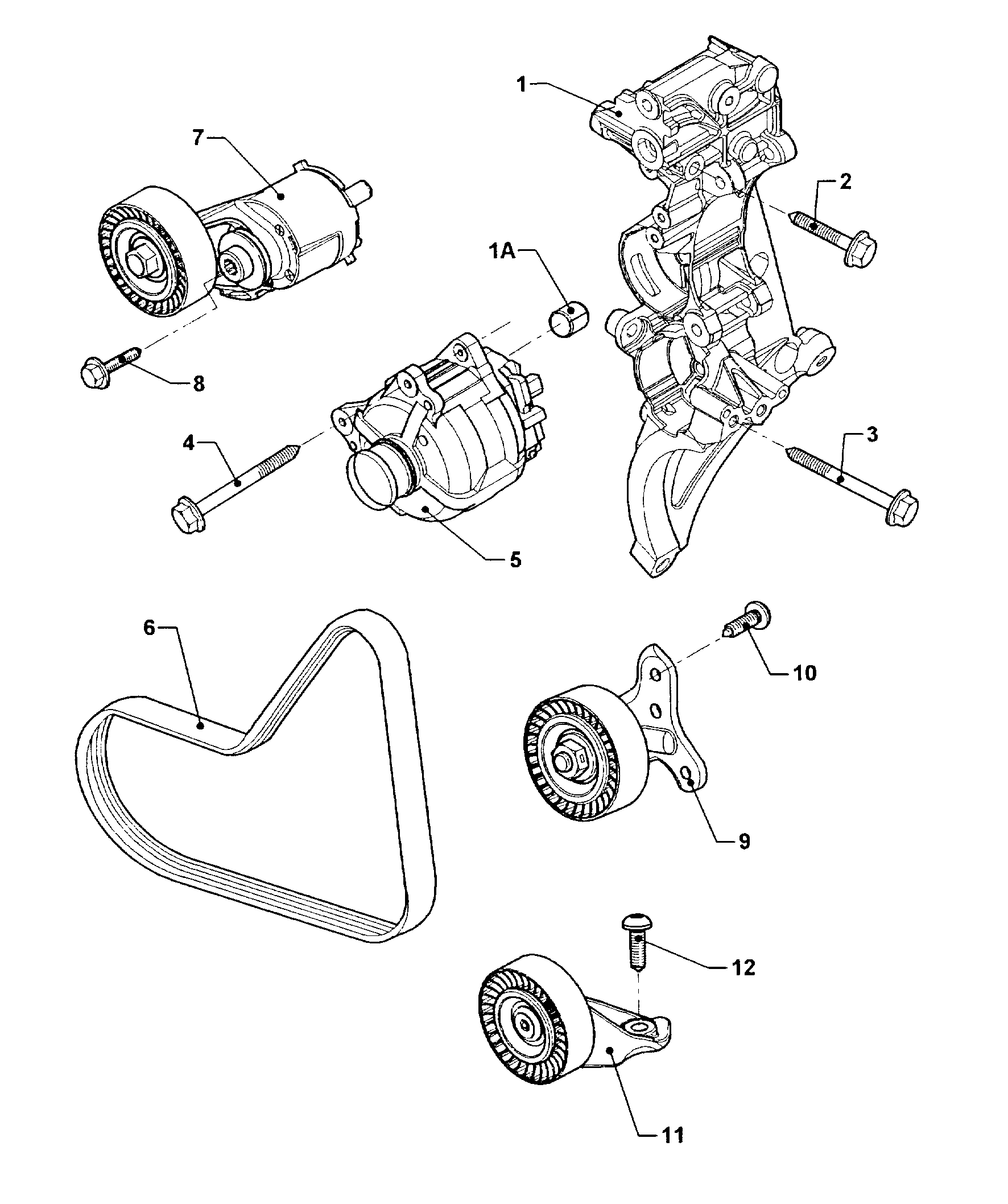 VW 07K145933G - V-Ribbed Belt parts5.com