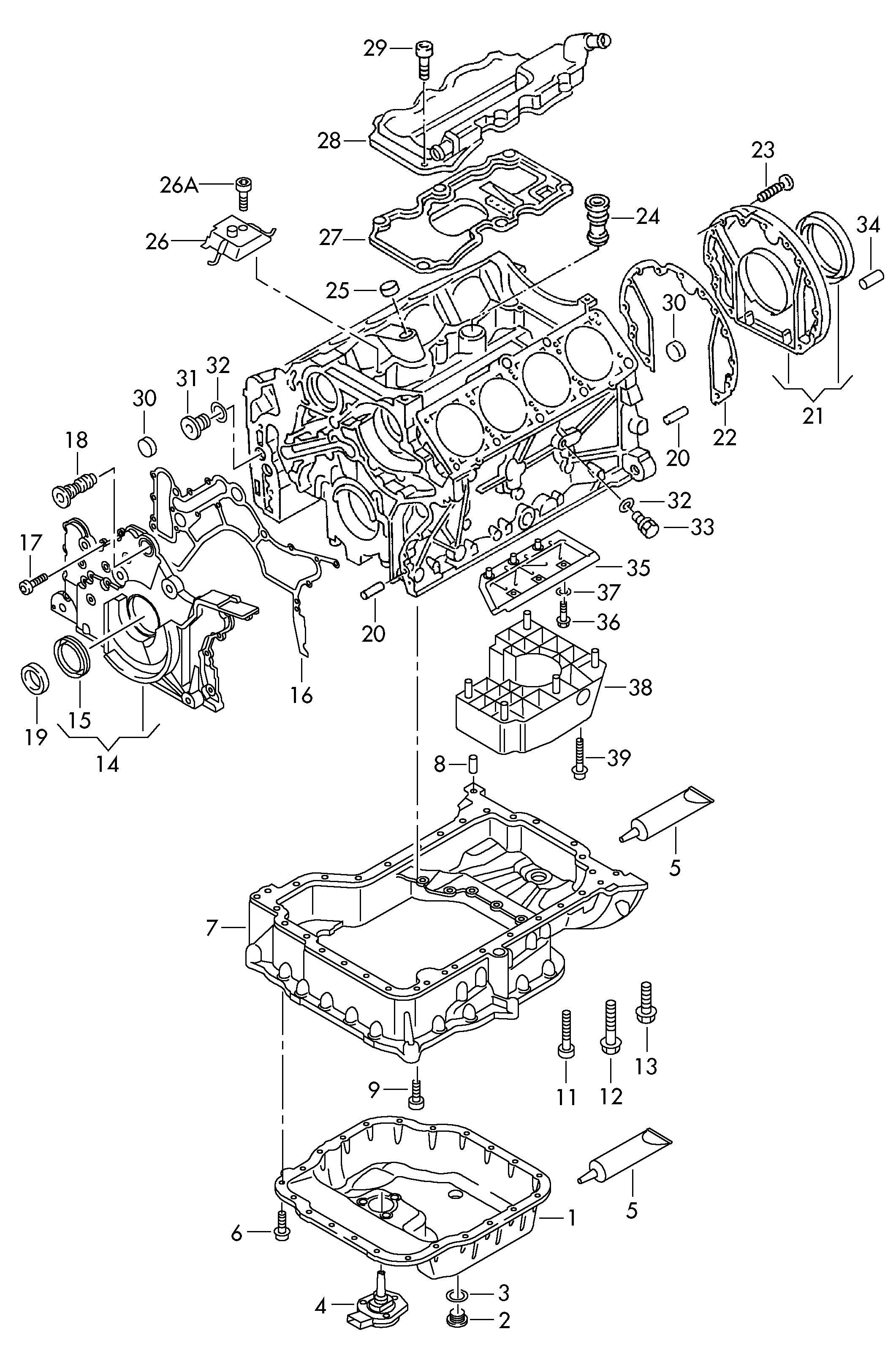 VAG 077 115 147 B - Уплотняющее кольцо, коленчатый вал parts5.com