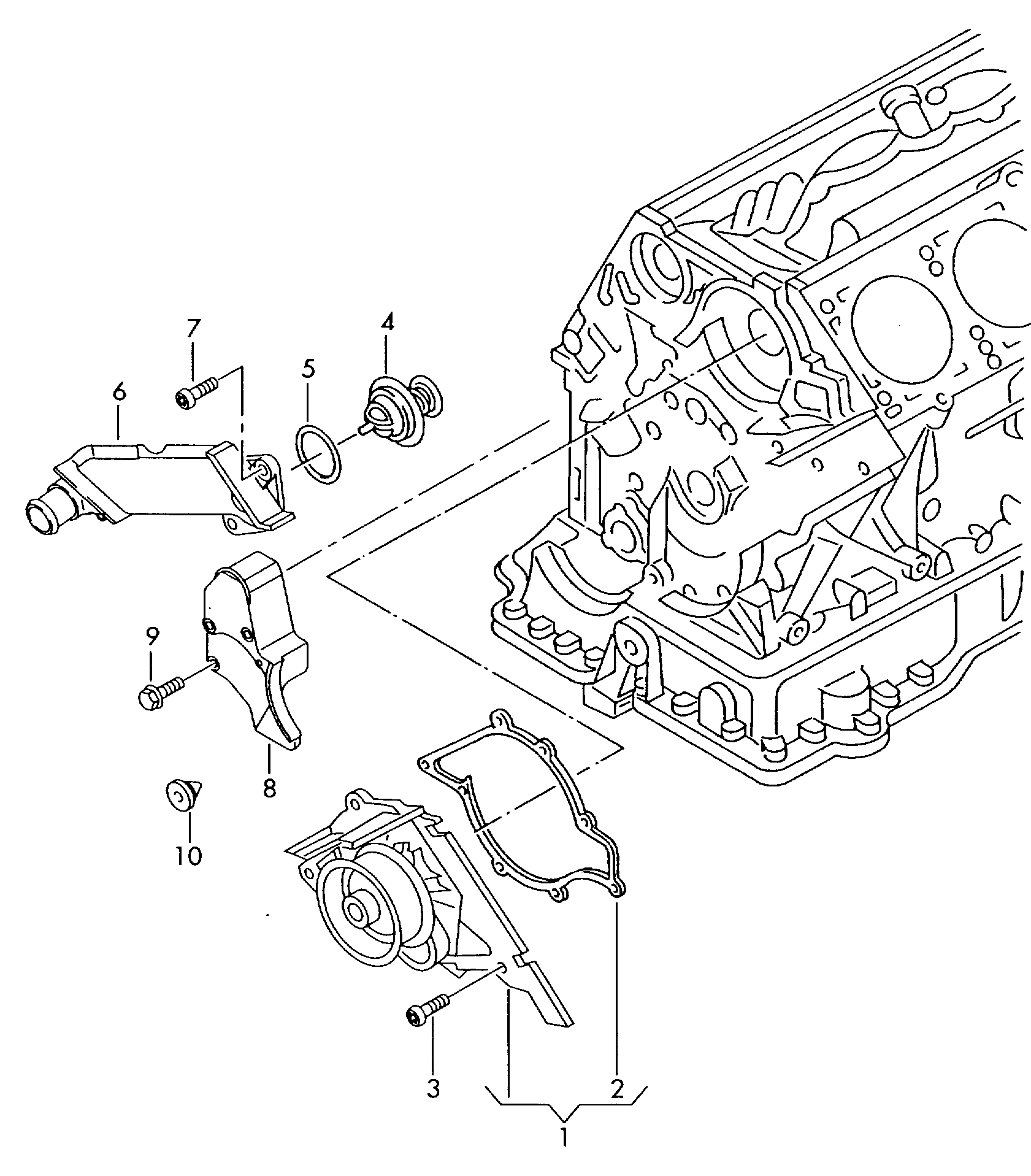 VW 077 121 113 D - Термостат, охлаждающая жидкость parts5.com