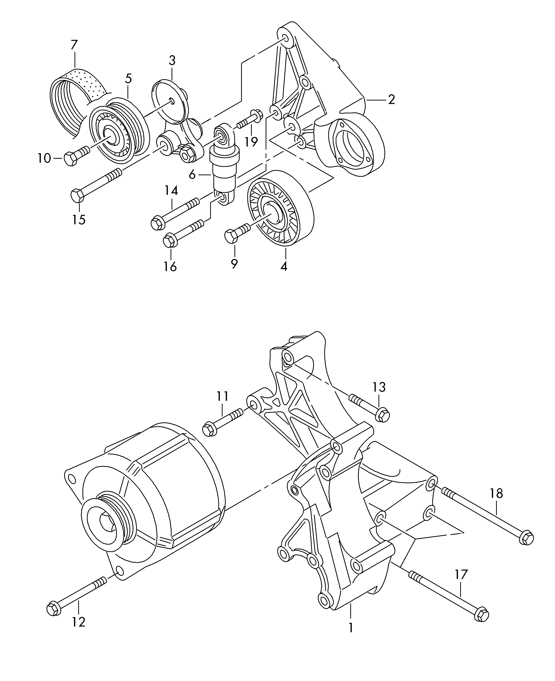 Seat 076 145 278 - Направляющий ролик, поликлиновый ремень parts5.com