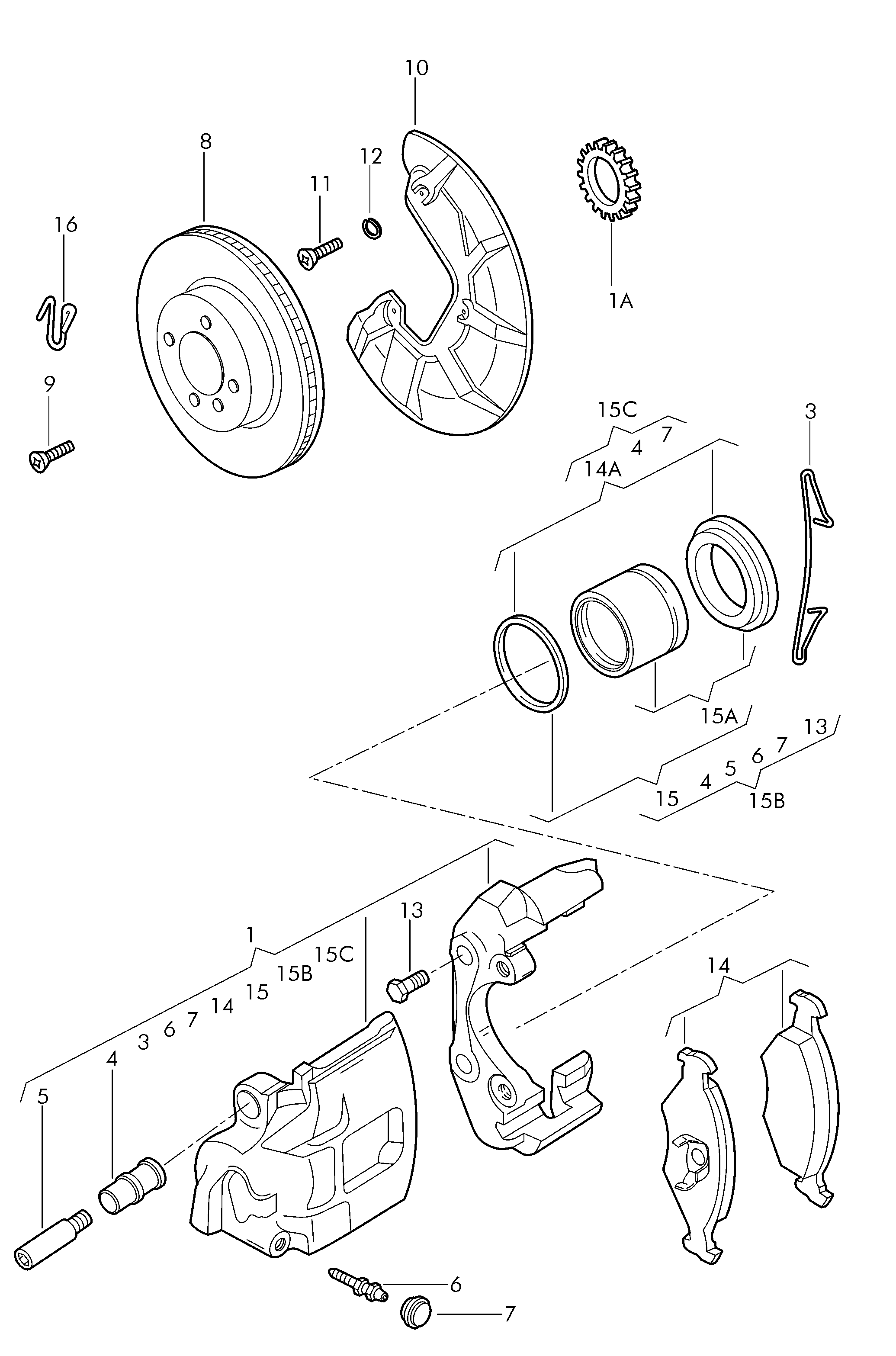 Seat 325 615 289 1 - Тормозной диск parts5.com