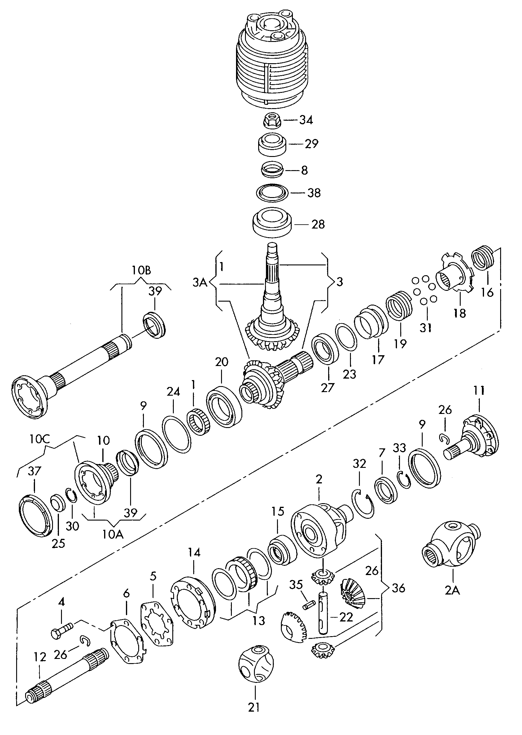 VW 091517185B - Комплект подшипника ступицы колеса parts5.com