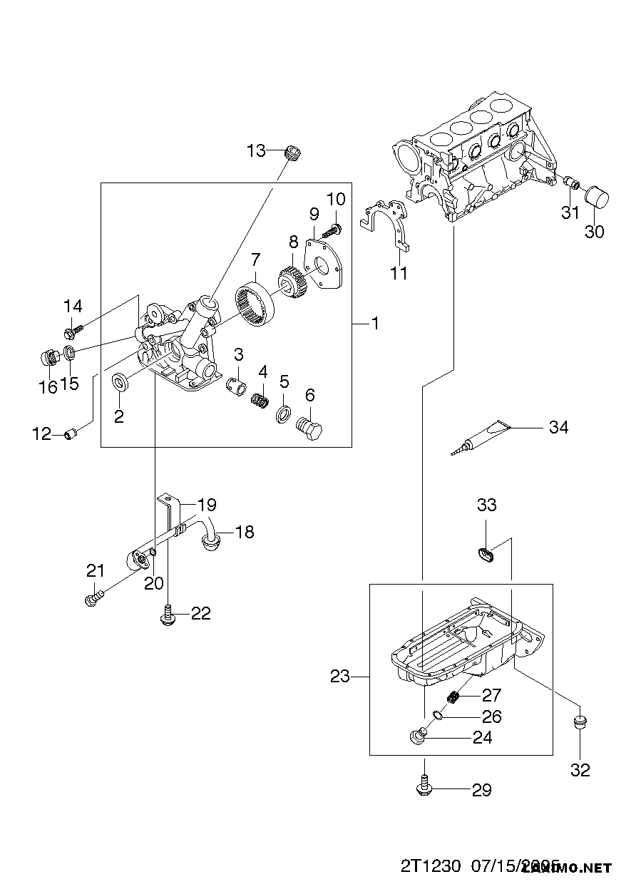 LADA 96458873 - Масляный фильтр parts5.com